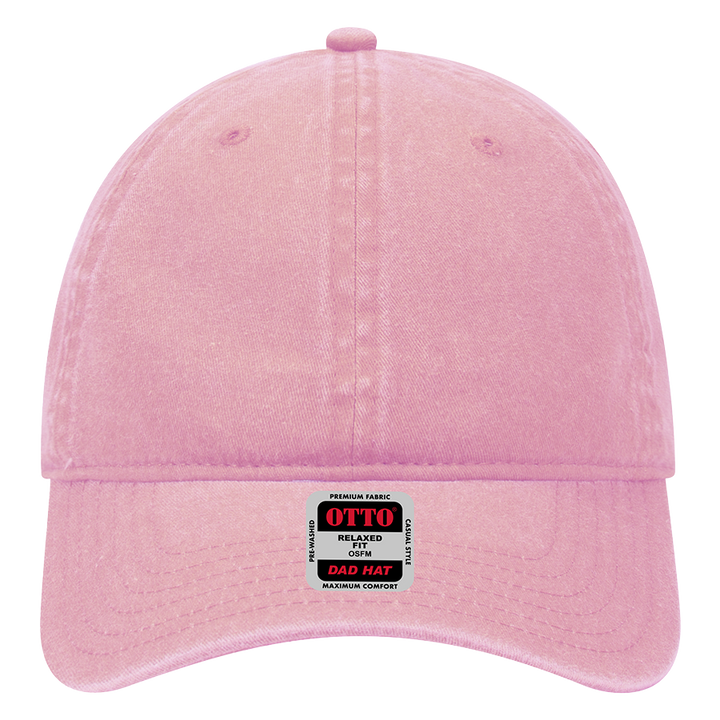 Otto 6 Panel Dad Hat- Garment Washed