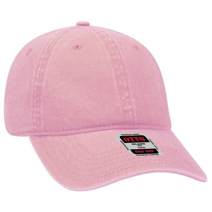 Otto 6 Panel Dad Hat- Garment Washed