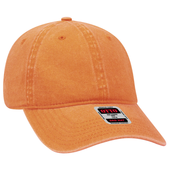 Otto 6 Panel Dad Hat- Garment Washed