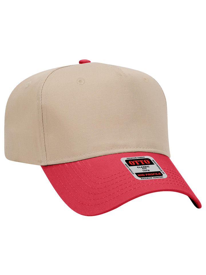 OTTO CAP 5 Panel Mid Profile Baseball Cap