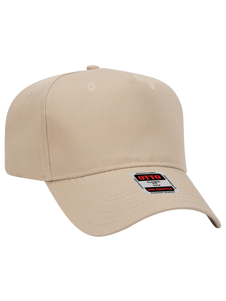 OTTO CAP 5 Panel Mid Profile Baseball Cap