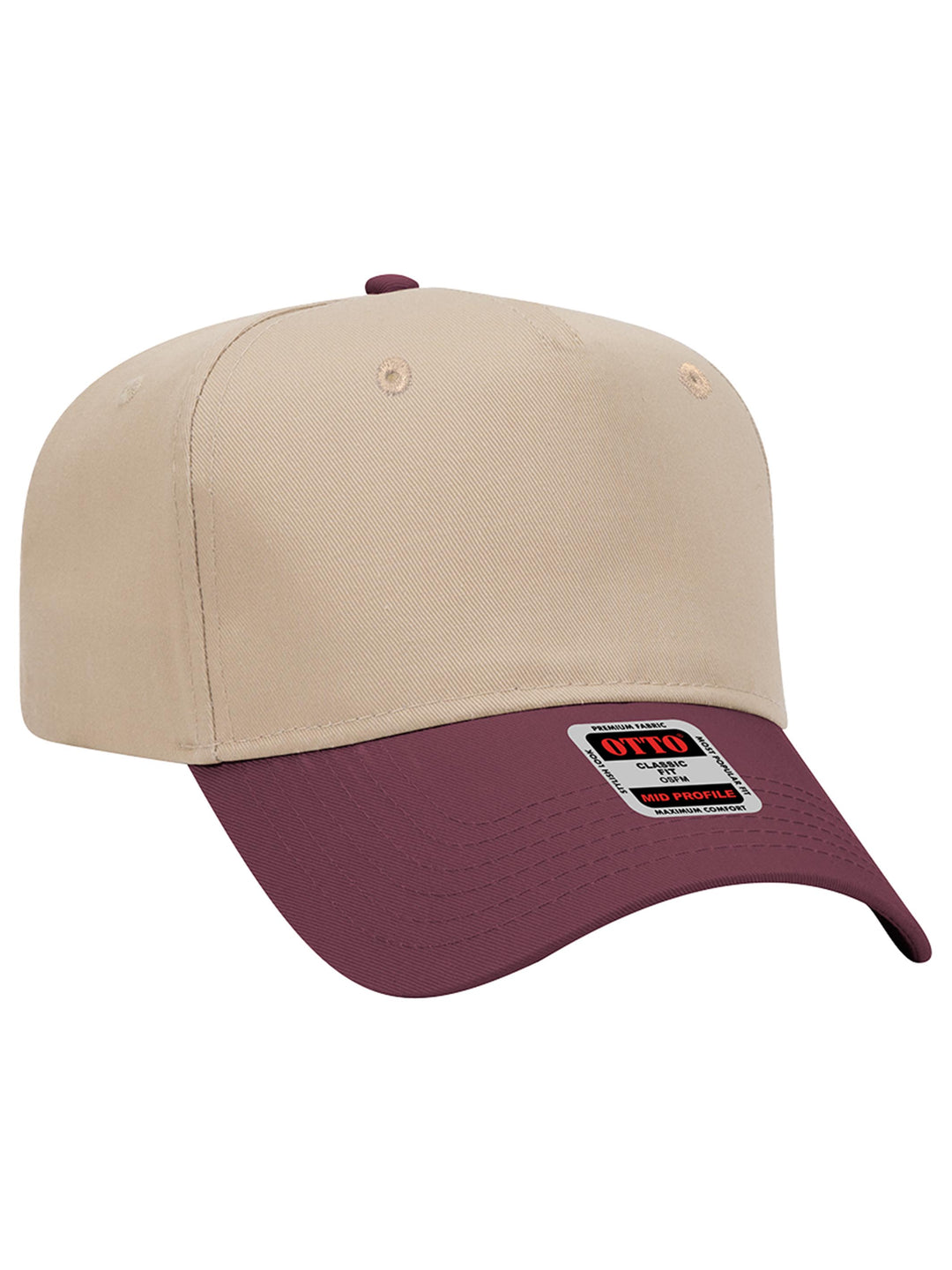 OTTO CAP 5 Panel Mid Profile Baseball Cap