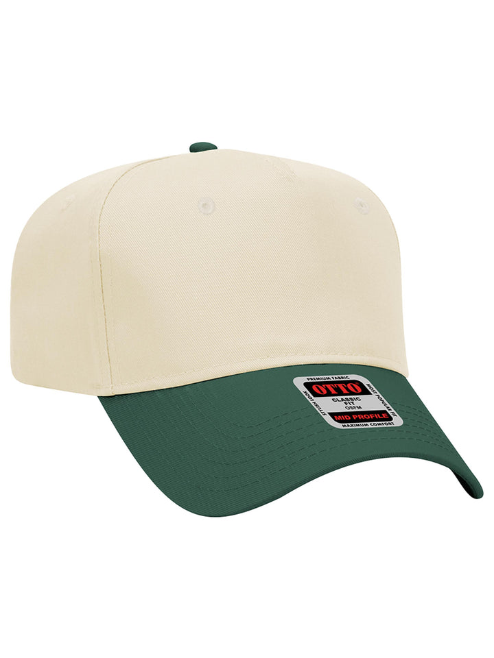 OTTO CAP 5 Panel Mid Profile Baseball Cap