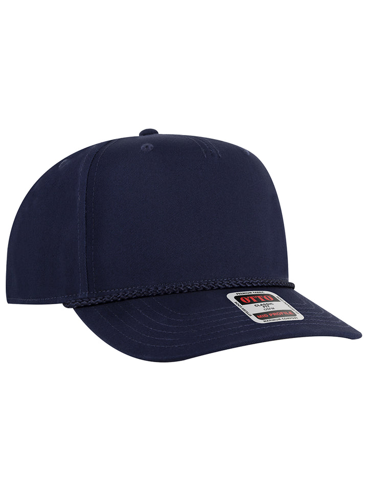 OTTO CAP 5 Panel Mid Profile Structured Baseball Cap
