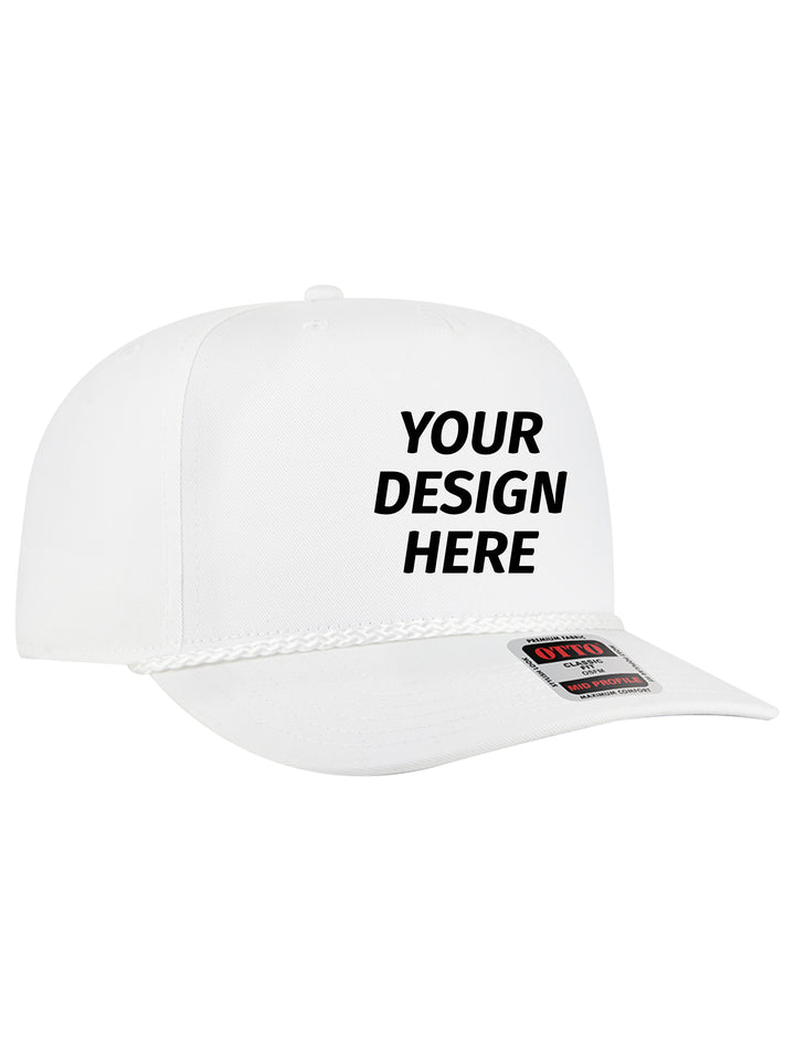 OTTO CAP 5 Panel Mid Profile Structured Baseball Cap
