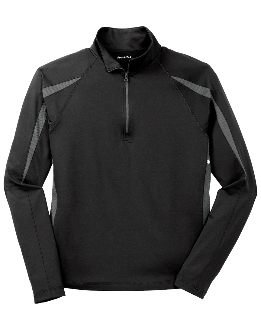 Sport-Tek Sport-Wick Stretch 1/2 Zip Colorblock Pullover