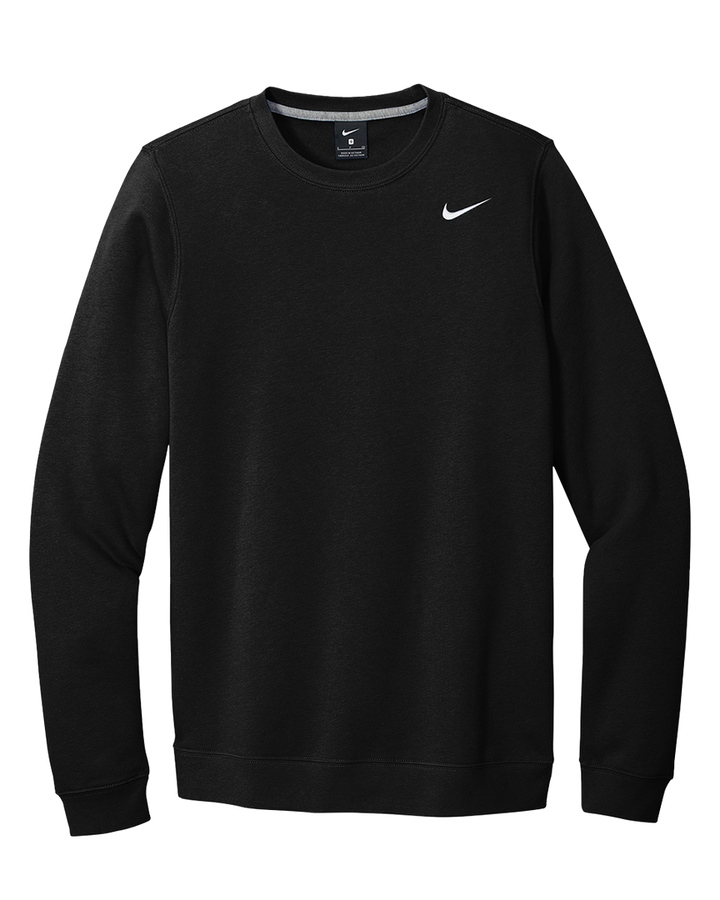 Nike Club Fleece with Embroidered Nike Swoosh Crewneck