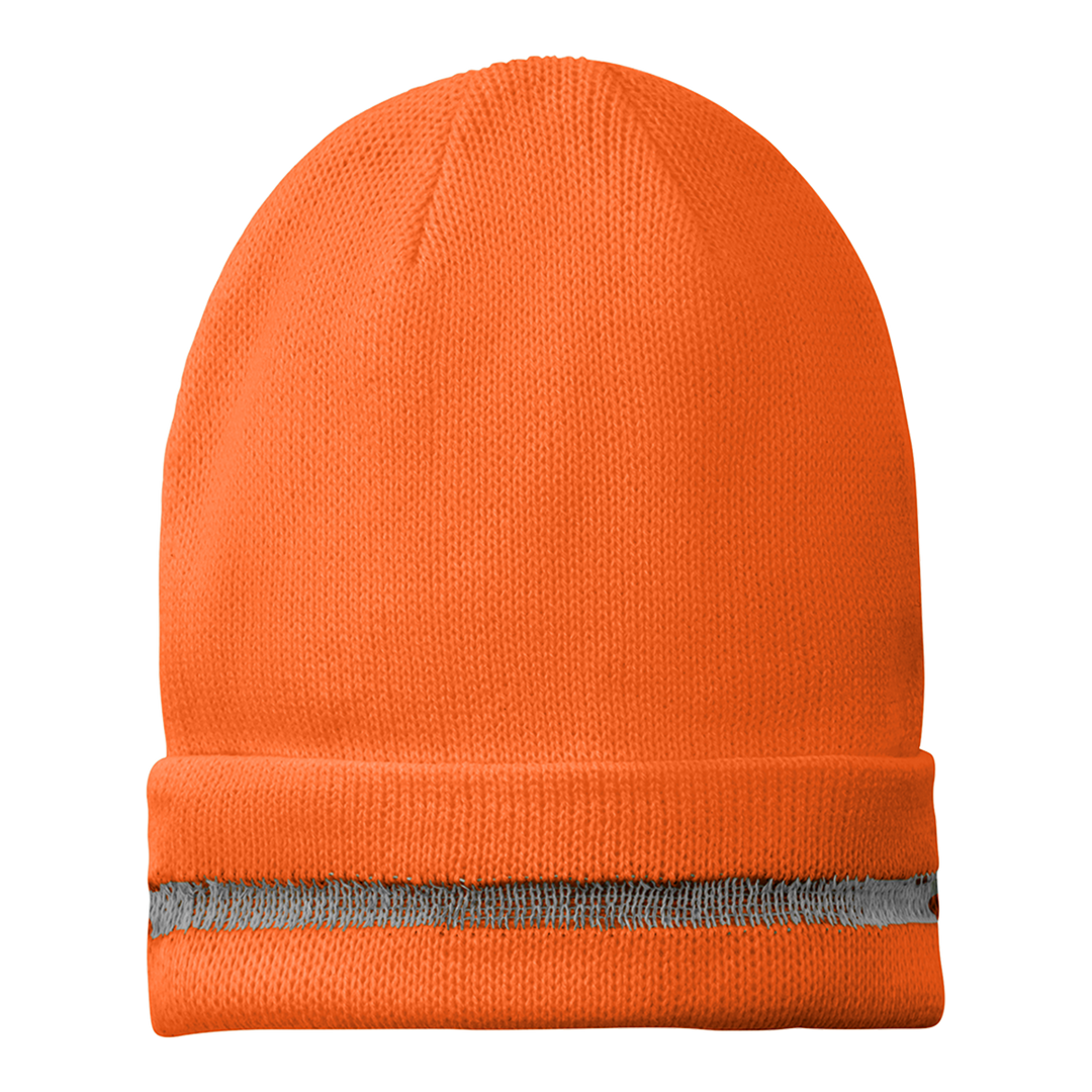 CornerStone® - Enhanced Visibility Beanie with Reflective Stripe