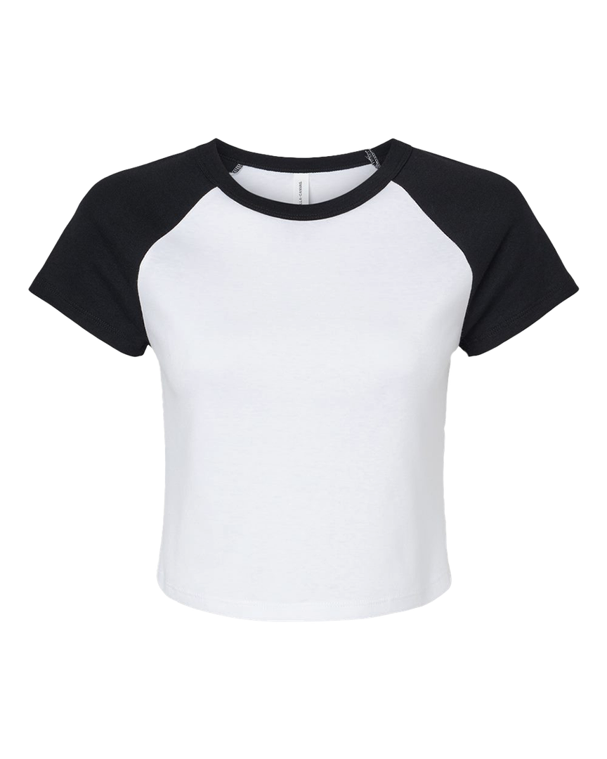 Bella + Canvas Women's Micro Rib Raglan Baby Tee