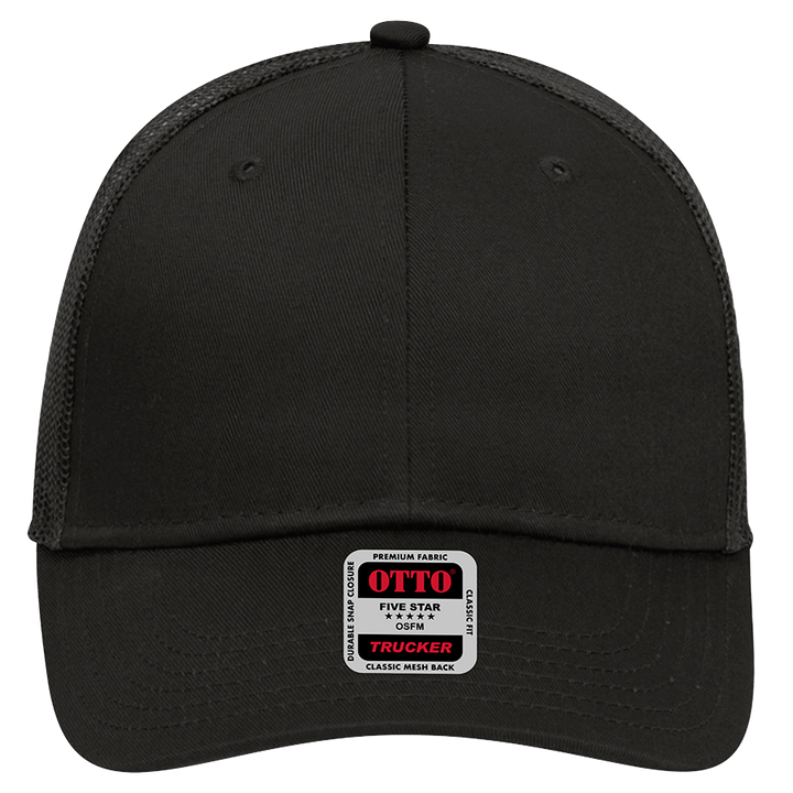 OTTO 6 Panel Low Profile Mesh Back Trucker Hat