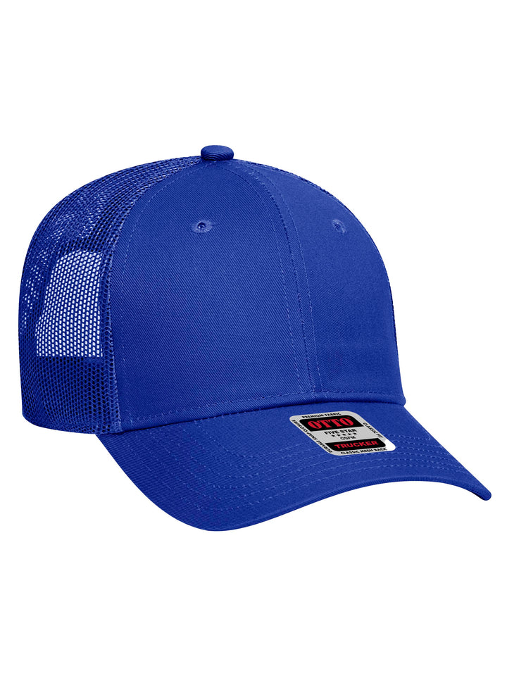 OTTO 6 Panel Low Profile Mesh Back Trucker Hat