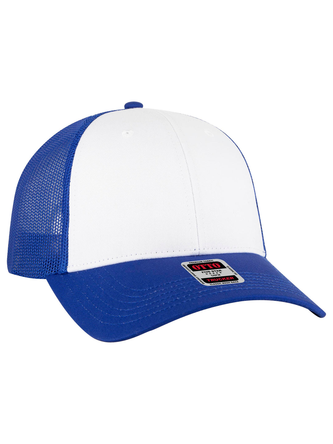 OTTO 6 Panel Low Profile Mesh Back Trucker Hat
