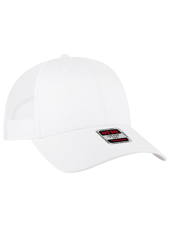 OTTO 6 Panel Low Profile Mesh Back Trucker Hat