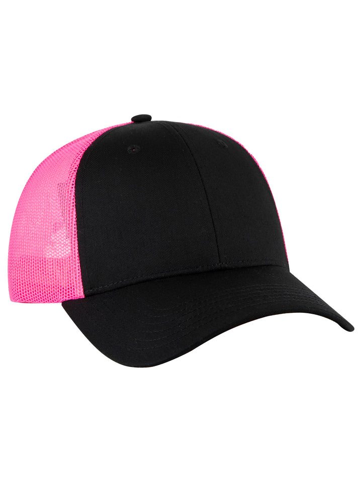 OTTO 6 Panel Low Profile Mesh Back Trucker Hat