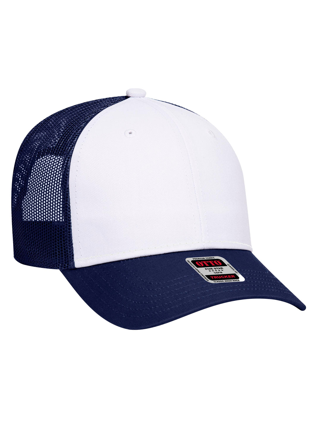 OTTO 6 Panel Low Profile Mesh Back Trucker Hat