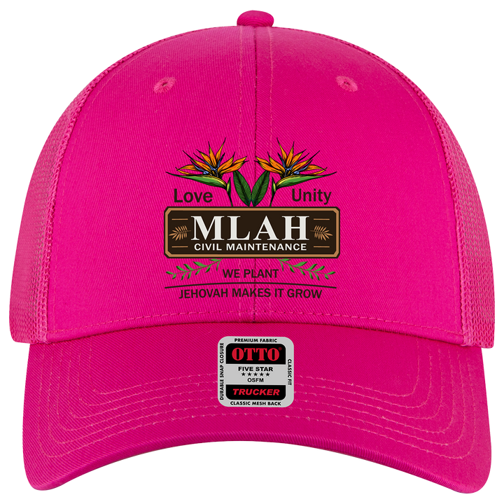 MLAH Otto Low Profile 6 Panel Trucker