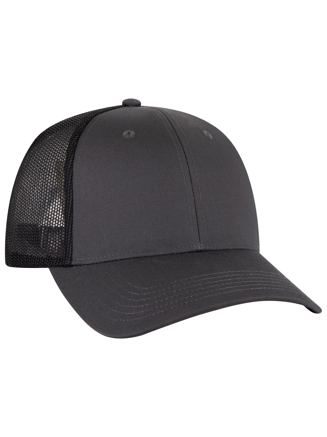OTTO 6 Panel Low Profile Mesh Back Trucker Hat