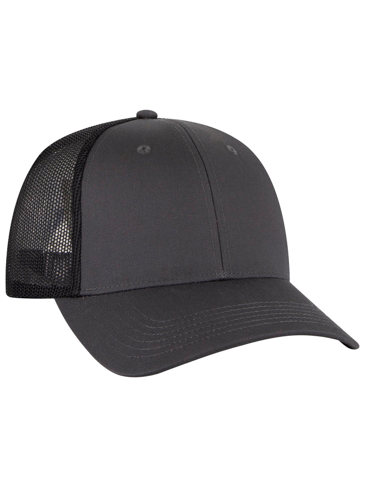 OTTO 6 Panel Low Profile Mesh Back Trucker Hat