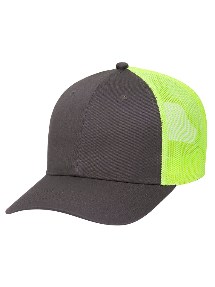 OTTO 6 Panel Low Profile Mesh Back Trucker Hat