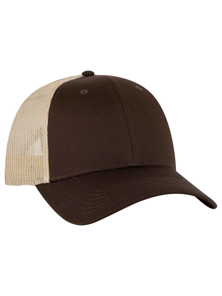 OTTO 6 Panel Low Profile Mesh Back Trucker Hat