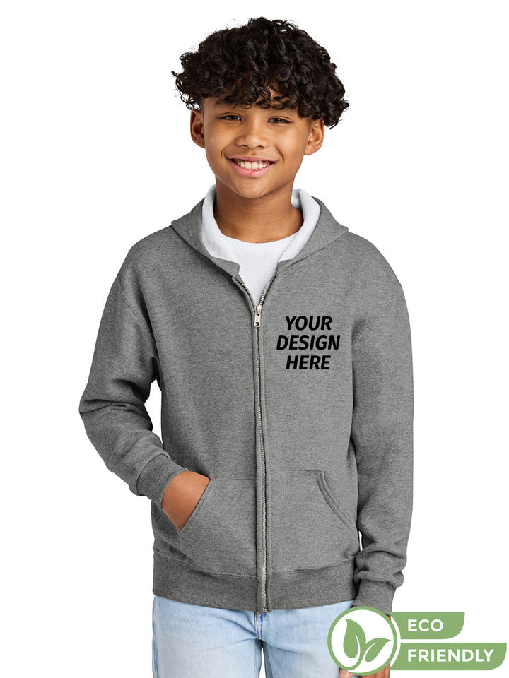 Jerzees NuBlend Youth Zip Up Hoodie