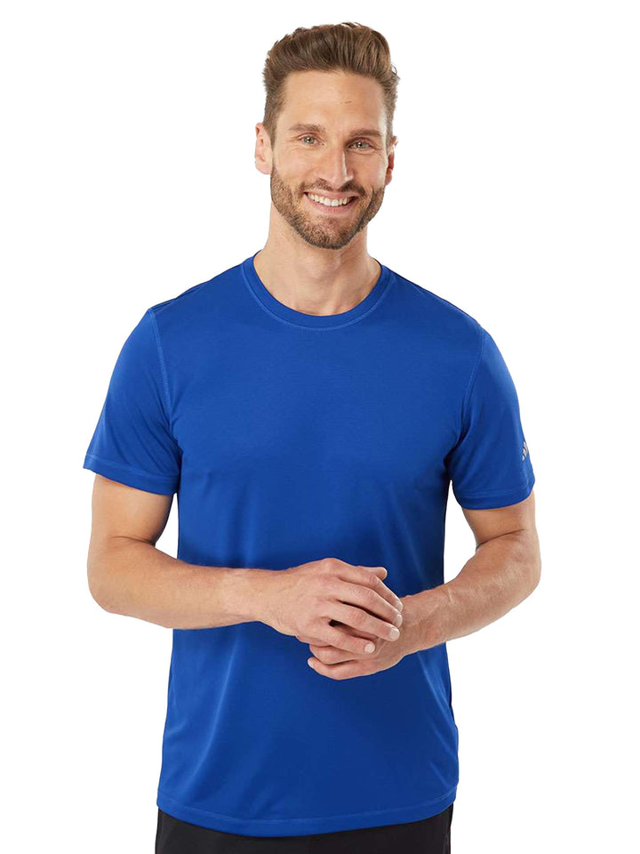 Adidas Sport T-Shirt in royal blue, featuring a sleek design and moisture-wicking fabric for optimal performance.