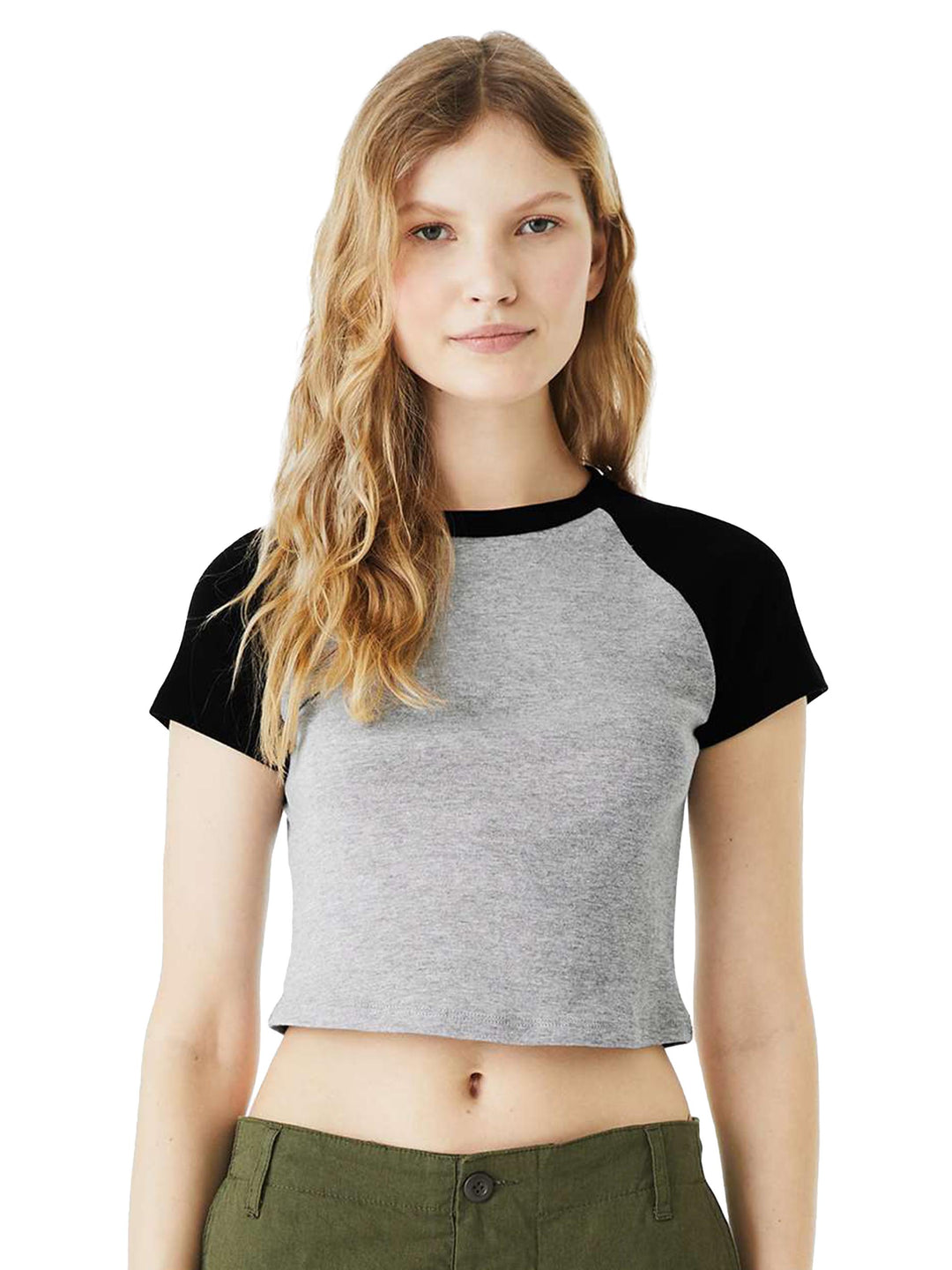 Bella + Canvas Women's Micro Rib Raglan Baby Tee