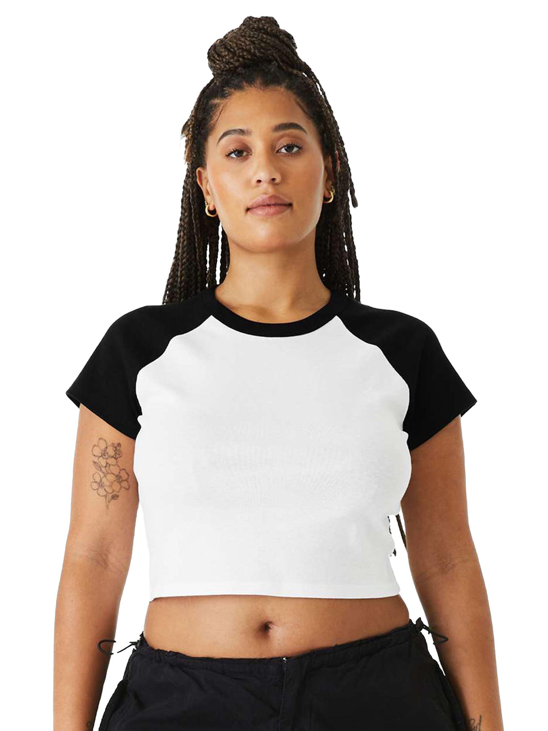 Bella + Canvas Women's Micro Rib Raglan Baby Tee