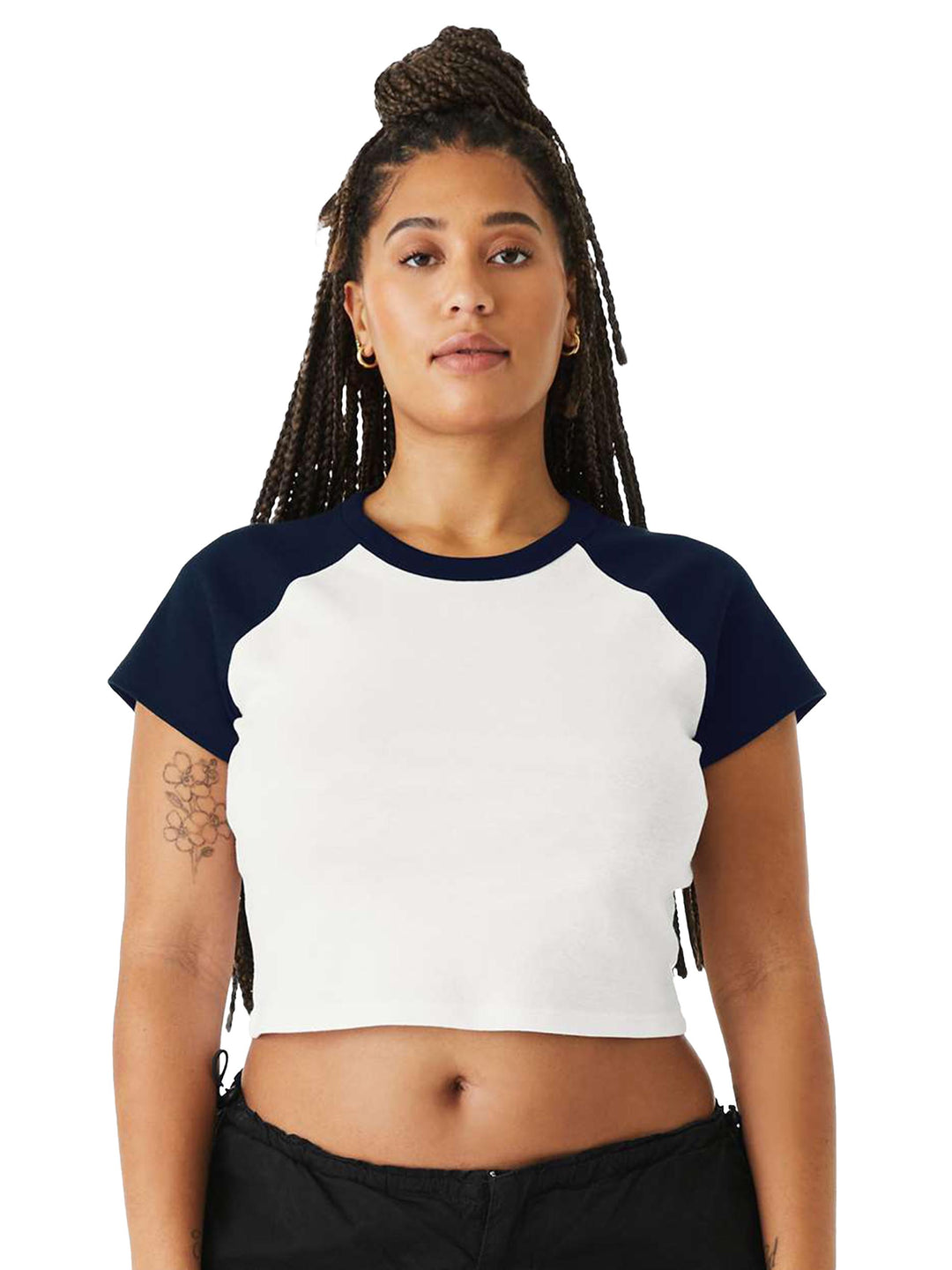 Bella + Canvas Women's Micro Rib Raglan Baby Tee