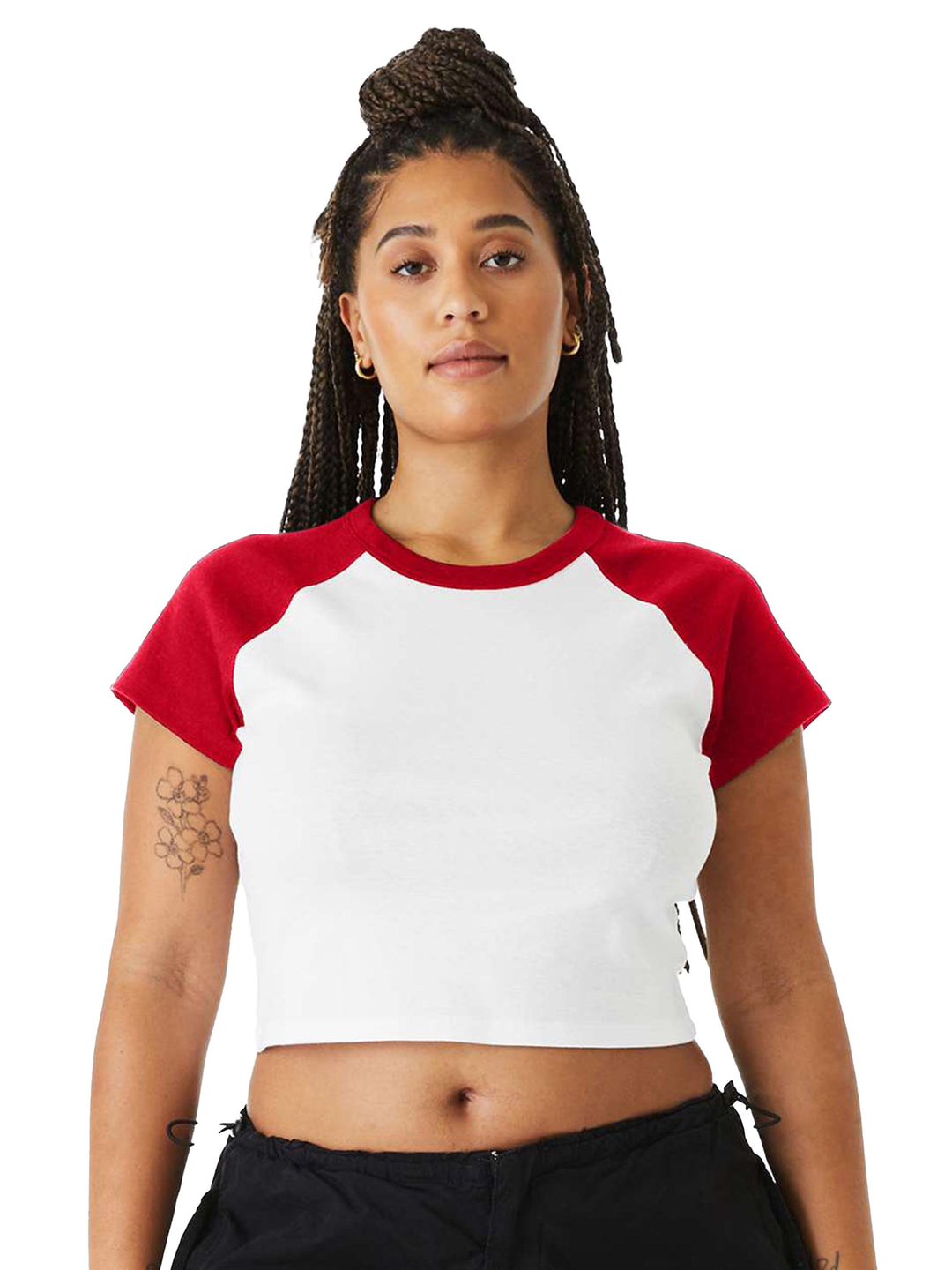 Bella + Canvas Women's Micro Rib Raglan Baby Tee