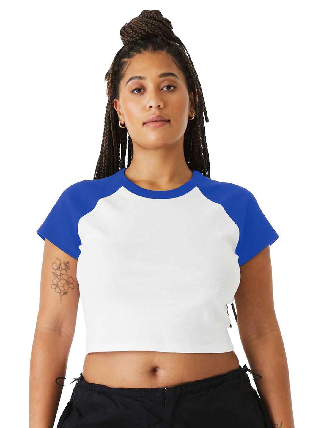 Bella + Canvas Women's Micro Rib Raglan Baby Tee