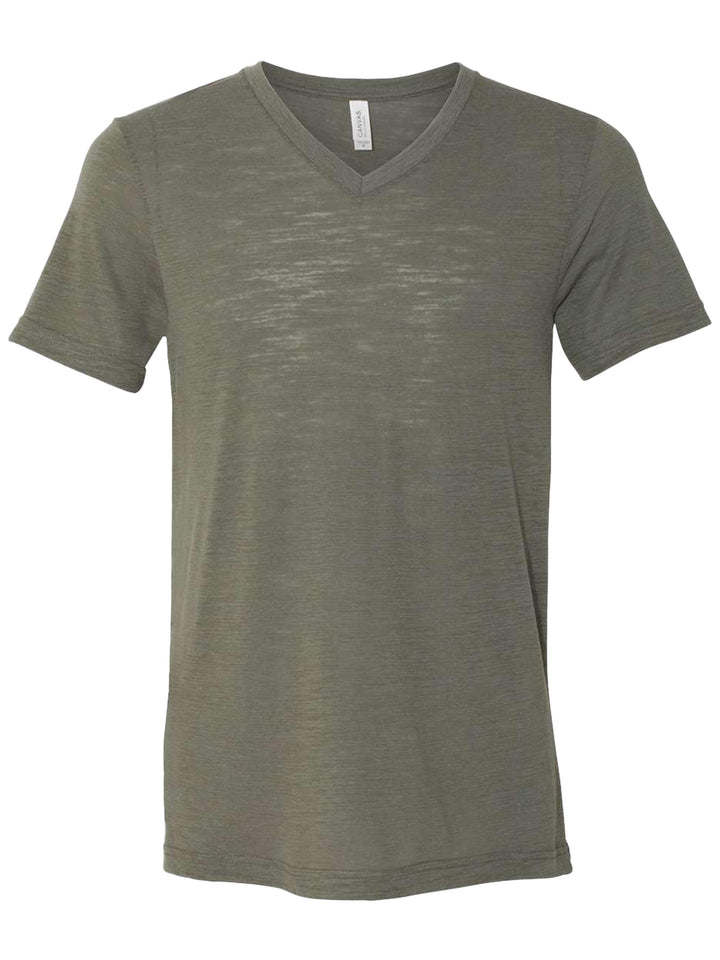 Bella + Canvas Textured Jersey V-Neck Tee