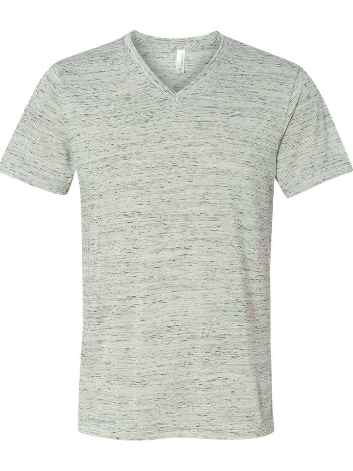 Bella + Canvas Textured Jersey V-Neck Tee