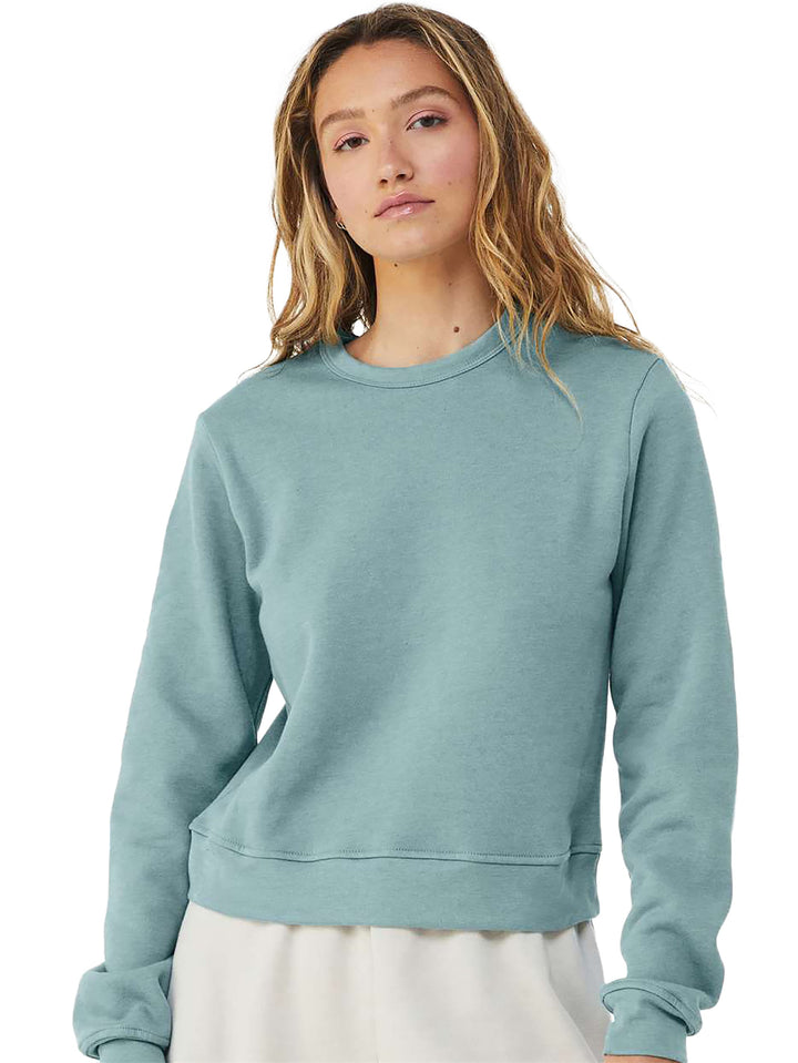 Bella and Canvas Women's Sponge Fleece Classic Crewneck