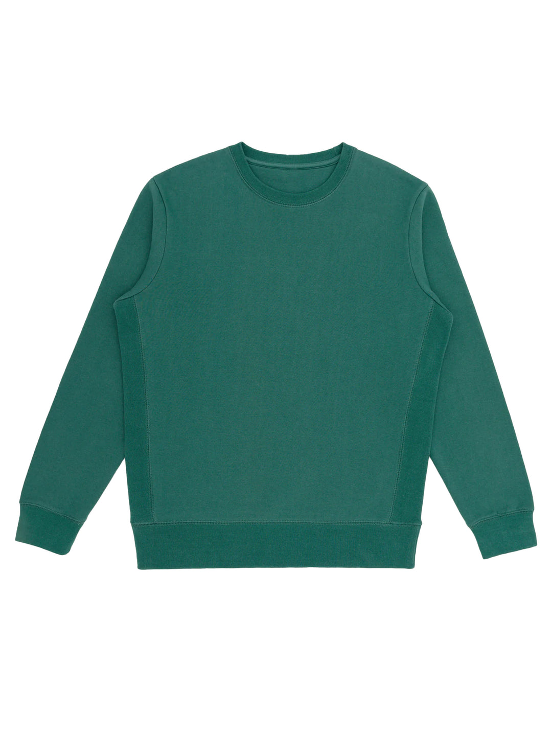 Forest green Original Favorites crewneck sweatshirt with a structured fit. Made from heavyweight fabric for long-lasting wear.