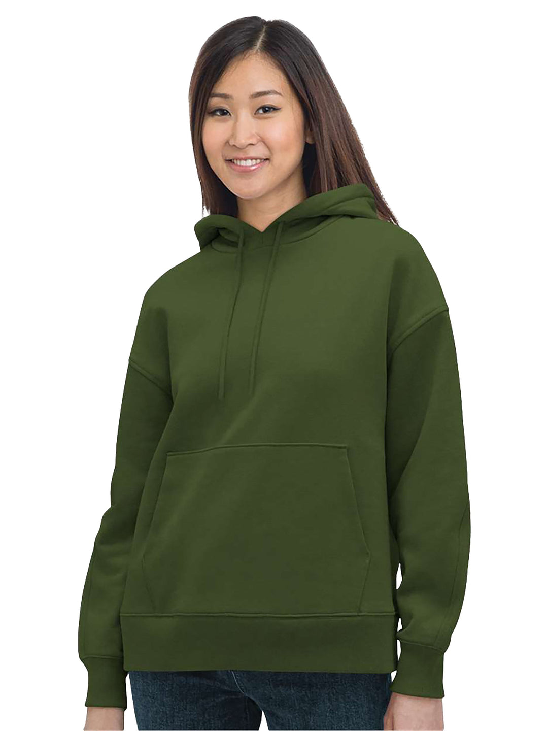 Bayside Women's USA Made Hooded Sweatshirt