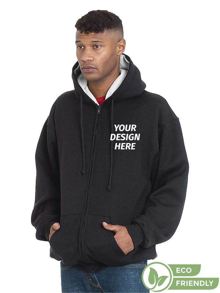 Bayside Super Heavyweight Zip Up Thermal Lined - USA Made