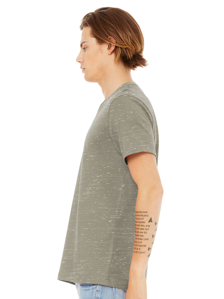 Bella and Canvas Textured Jersey V-Neck T-Shirt