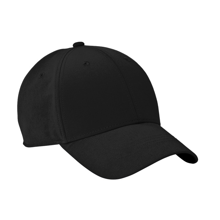 Nike Dri-Fit Legacy Hat in black, featuring a classic six-panel design with breathable fabric for comfort and moisture-wicking technology.