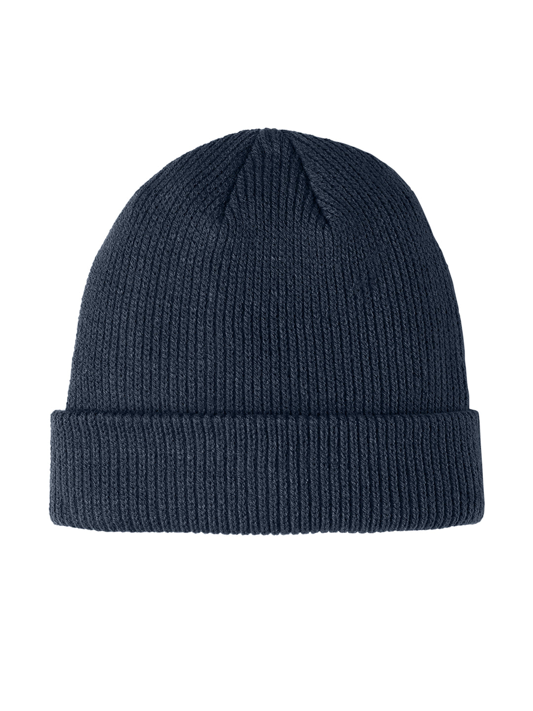 Navy Port Authority® Cozy Cuffed Beanie, a versatile and cozy hat. Ideal for adding custom embroidery to promote your brand.