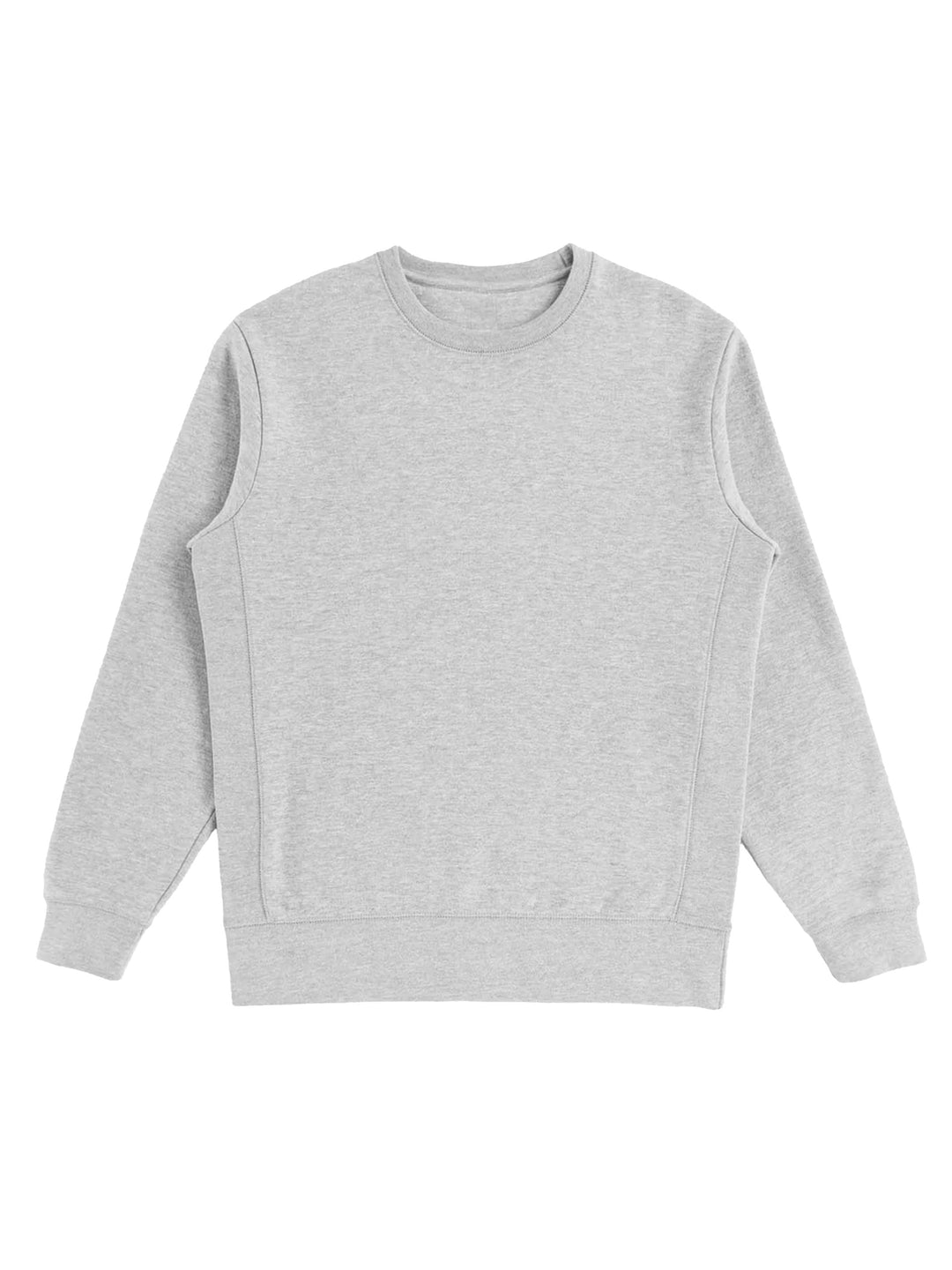 Light gray Original Favorites crewneck sweatshirt with a clean, modern look. Heavyweight fabric ensures warmth and durability.