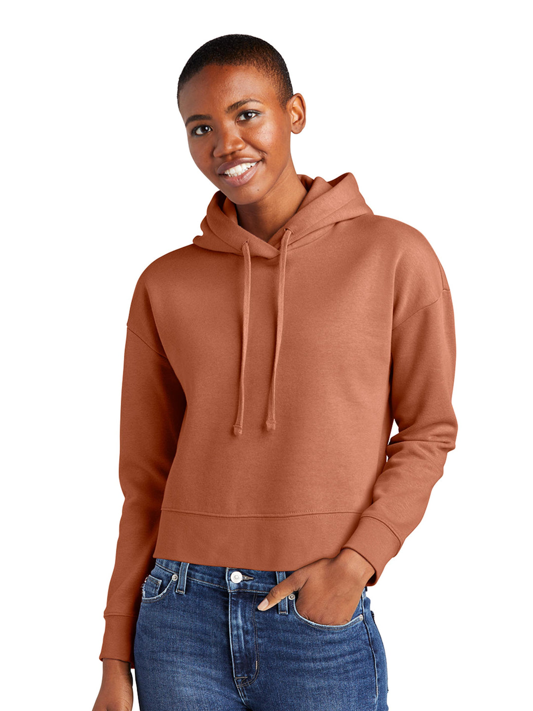 District Women's V.I.T. Fleece Cropped Hoodie