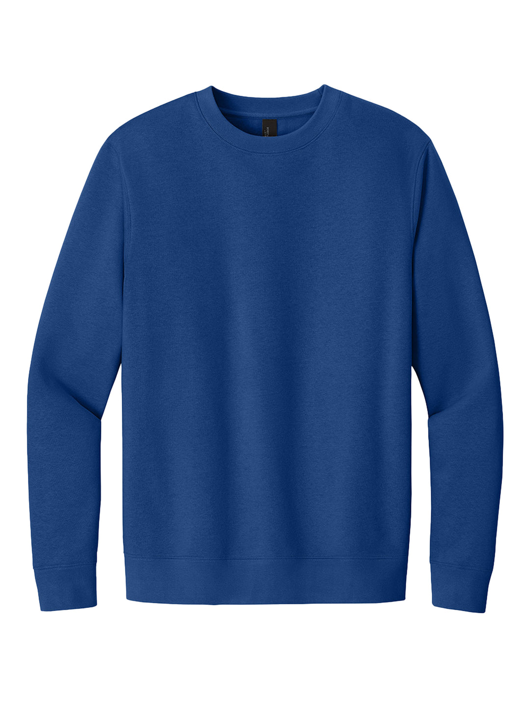 Royal blue Dog Mom sweatshirt with a classic fit. Ideal for dog moms who love stylish comfort.