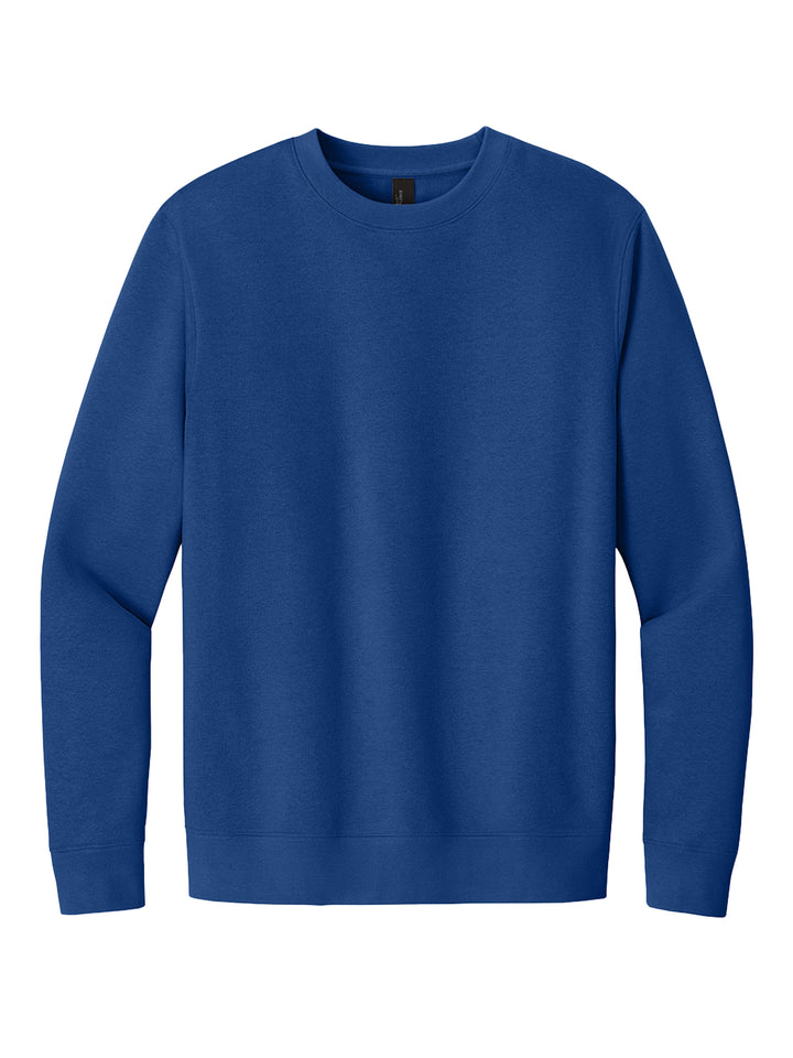 Royal blue Dog Mom sweatshirt with a classic fit. Ideal for dog moms who love stylish comfort.