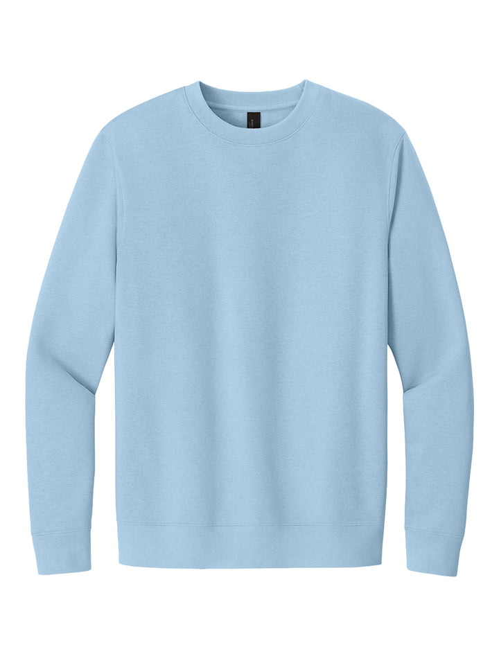 Light blue Dog Mom sweatshirt with a soft and cozy feel. A stylish and comfortable option for dog lovers.