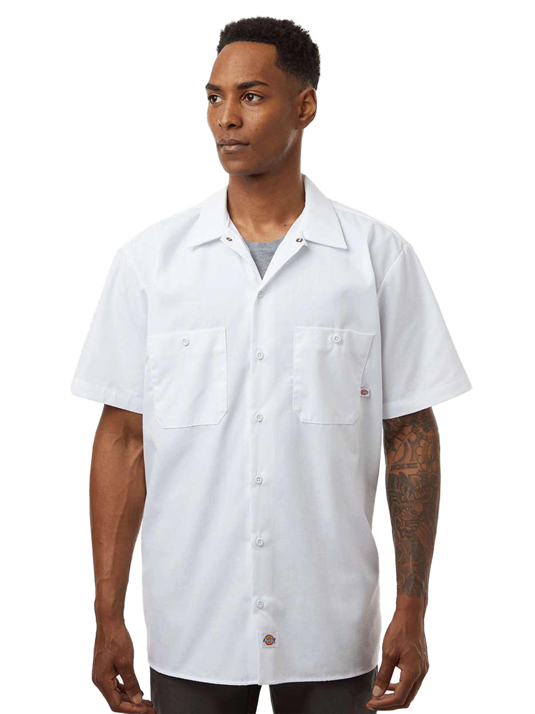 Dickies Short Sleeve Work Shirt – Custom Embroidered Uniforms – Kavy's Customs