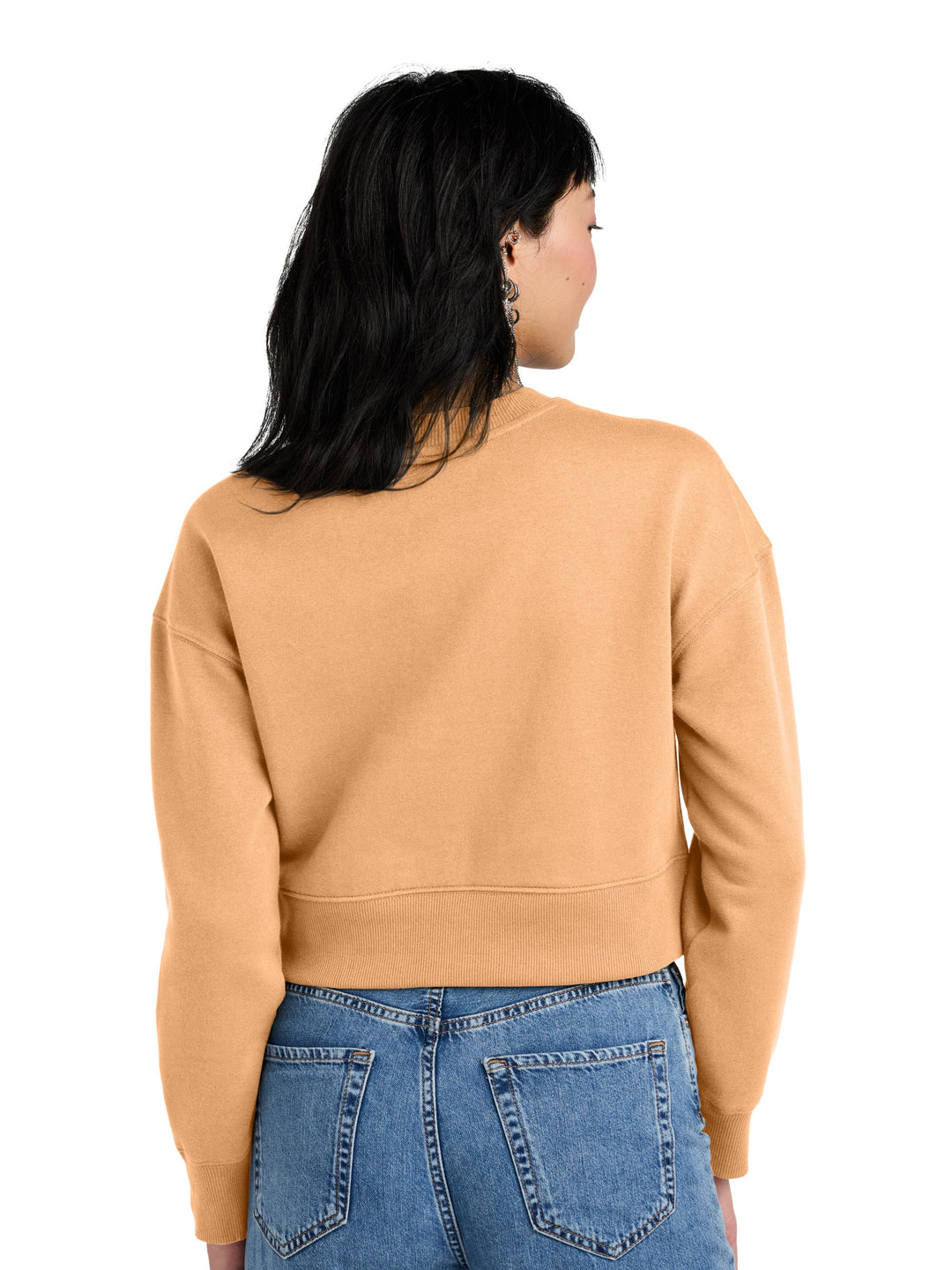 District Women's Perfect Weight Fleece Cropped Crewneck