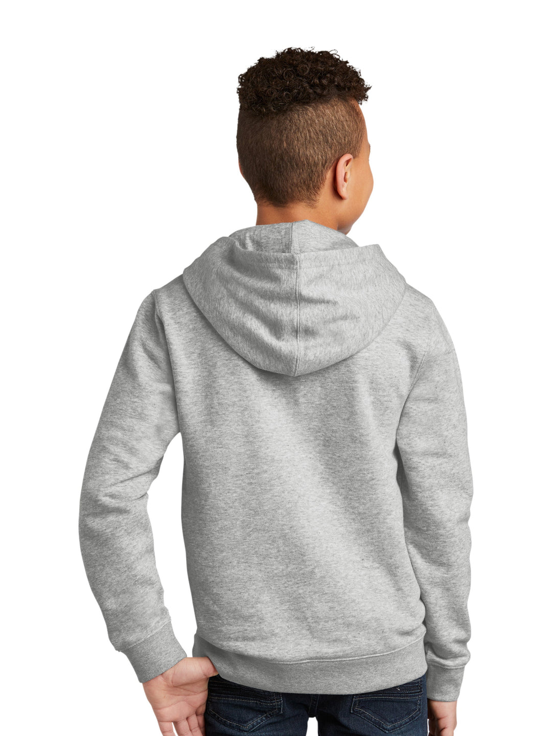 Gray District Youth V.I.T Fleece Hoodie back view