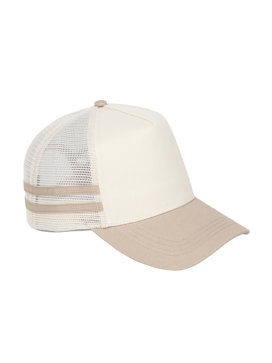 Retro Stripe Mesh Trucker