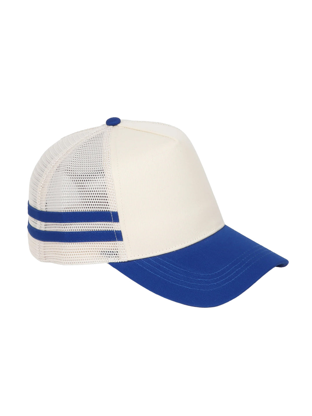 Retro Stripe Mesh Trucker